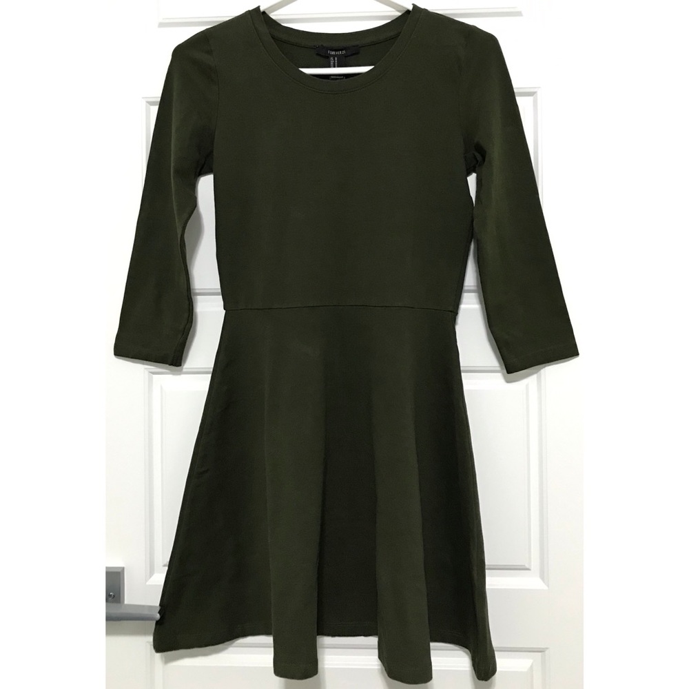 TOPSHOP A-Line Dress with Long Sleeves